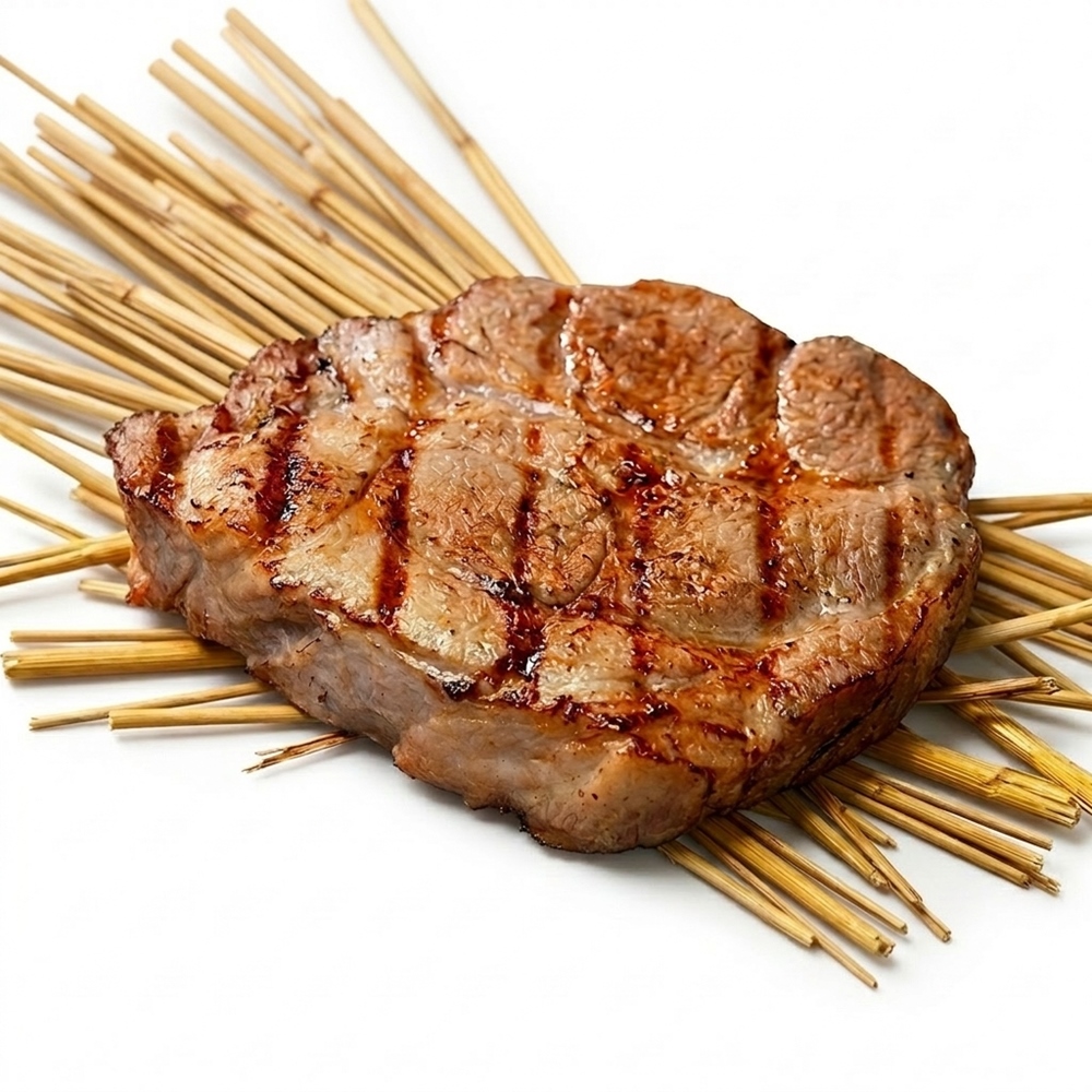 짚불초벌 목살 스테이크 캠핑고기 500g, 3개 이미지 7