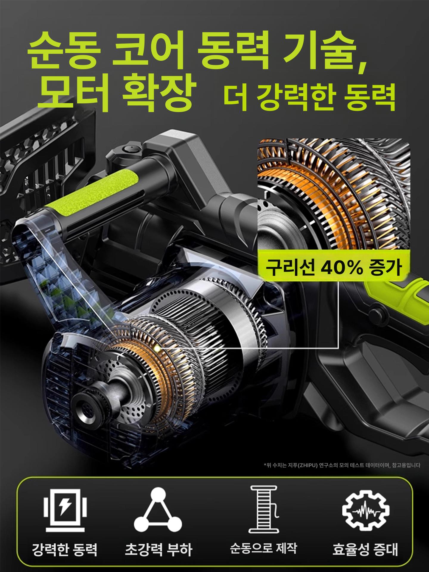 유선 가정용 전기톱 18인치 목공 벌목 나뭇가지 경량 369990w 프라도 중장비 3개 2개 - 상세 이미지 3