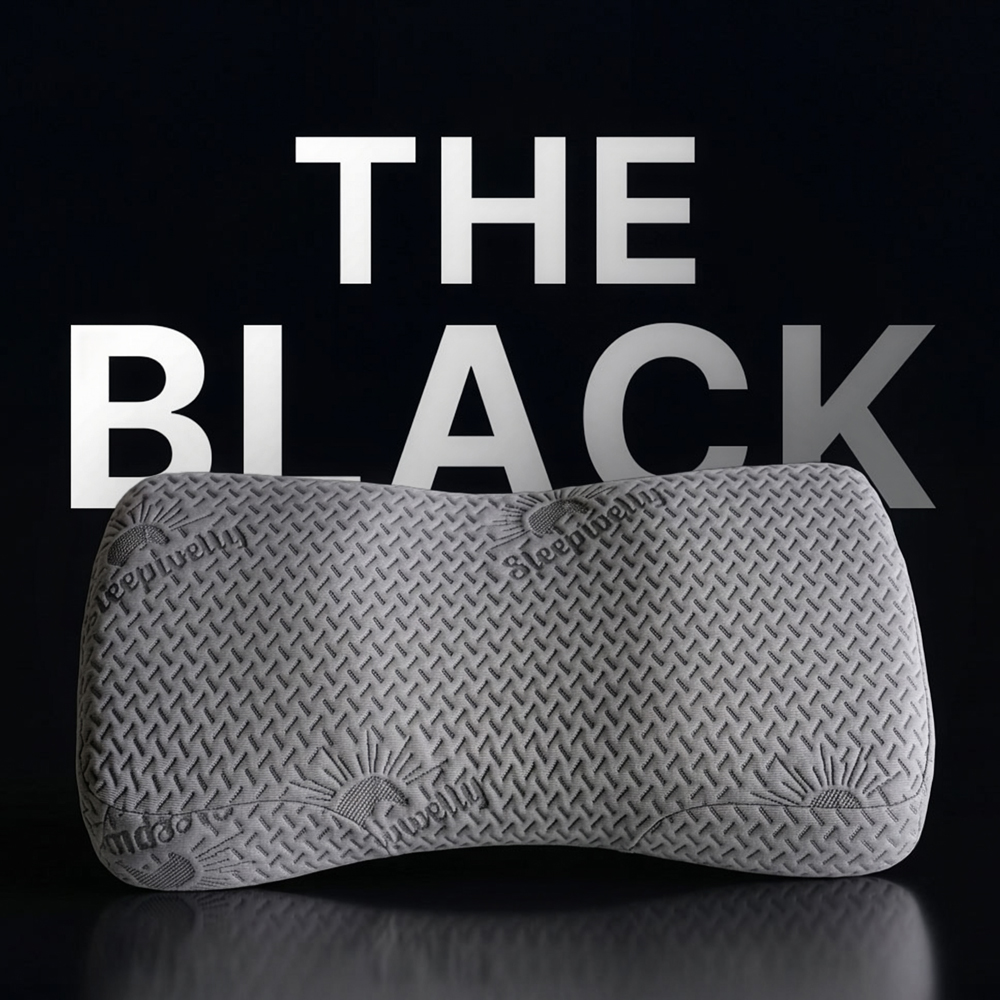 슬립웰리 더블랙 경추베개 목디스크 거북목 일자목 목주름 옆으로자는 깊은잠 라텍스 베개