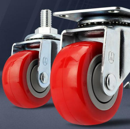 마켓마고협력사 마켓다인67 소형 흑색 이동바퀴 통바퀴 고무바퀴 대차캐스터