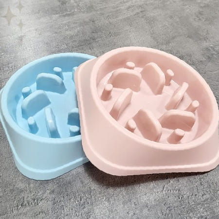 반려동물 천천히 먹이기 그릇 급식기 비만 예방 소화 개선 강아지 고양이 사료