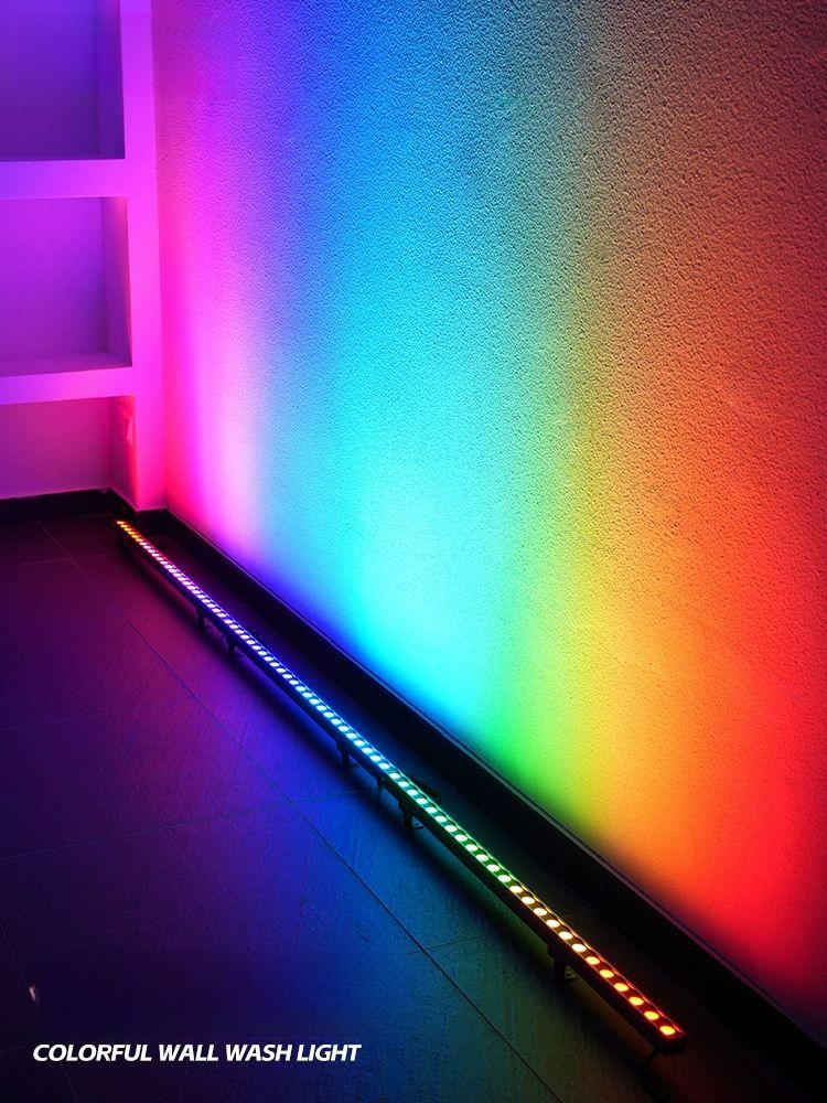 LED 바 조명 배경 RGB 라인 방수 led 세트 1 1m 앱 다색 - 상품 이미지