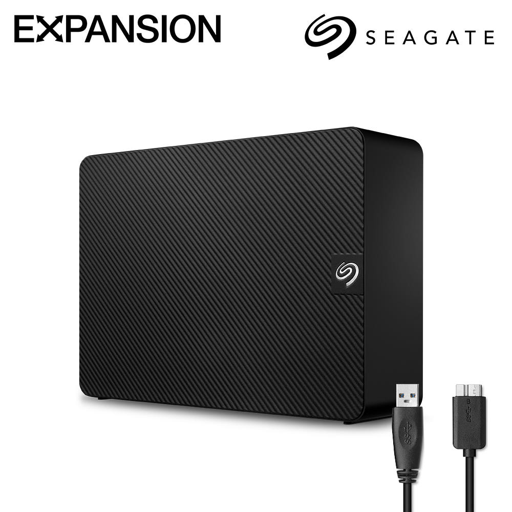 씨게이트 외장하드 Expansion Desktop [데이터복구+3년보증] 20TB, 블랙 - 상품 이미지