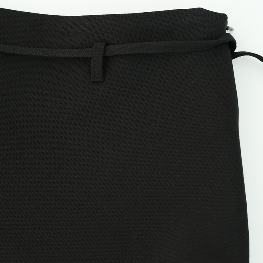 노멀 플레어 벨티드 맥시 롱 스커트 (BLACK, 2 SIZE) - 상세 이미지 4