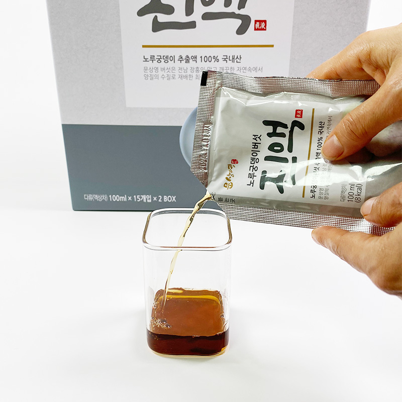 전남 장흥 노루궁뎅이버섯 즙 진액 100ml, 30개 - 상세 이미지 2