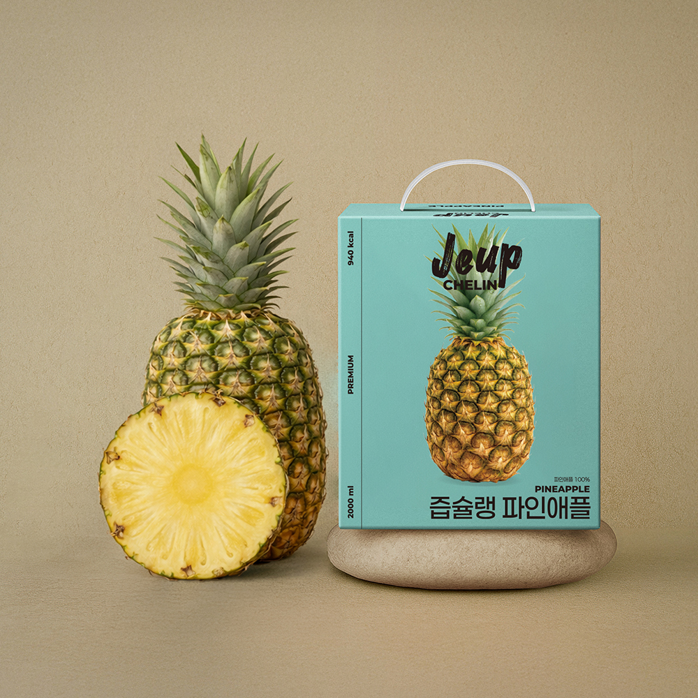 즙슐랭 고당도 파인애플즙 2L 대용량 NFC 착즙주스 100% BIB - 상세 이미지 3