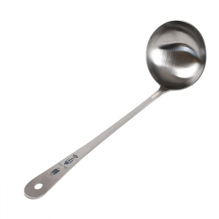 올스텐 국자-중 약24cm 냄새 배임 없는 스텐304 - 상품 이미지