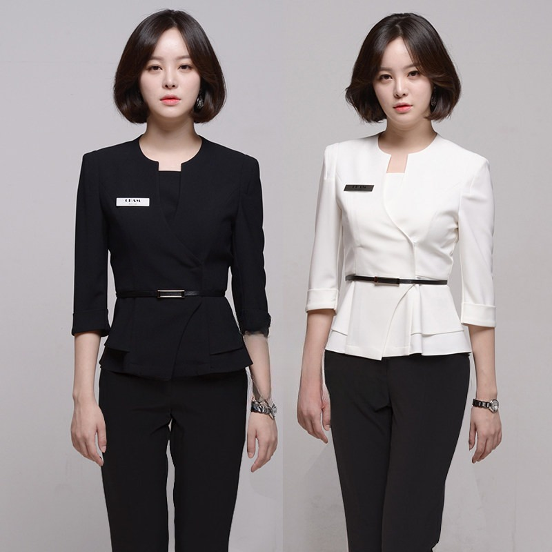 상담 실장 유니폼 사무직 피부과 프론트 성형외과 비서복 - 상세 이미지 2