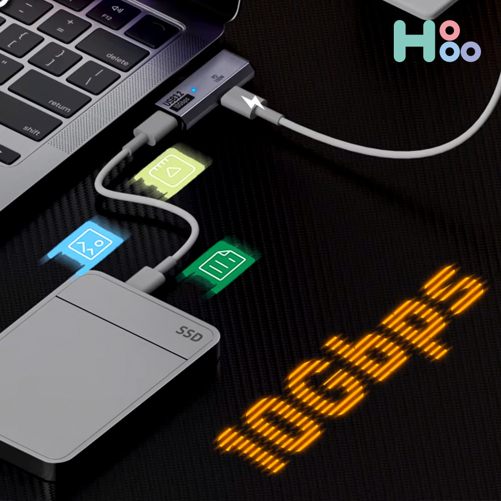 C타입젠더 이어폰 OTG 변환 젠더 100W 충전 USB연결 이미지 4
