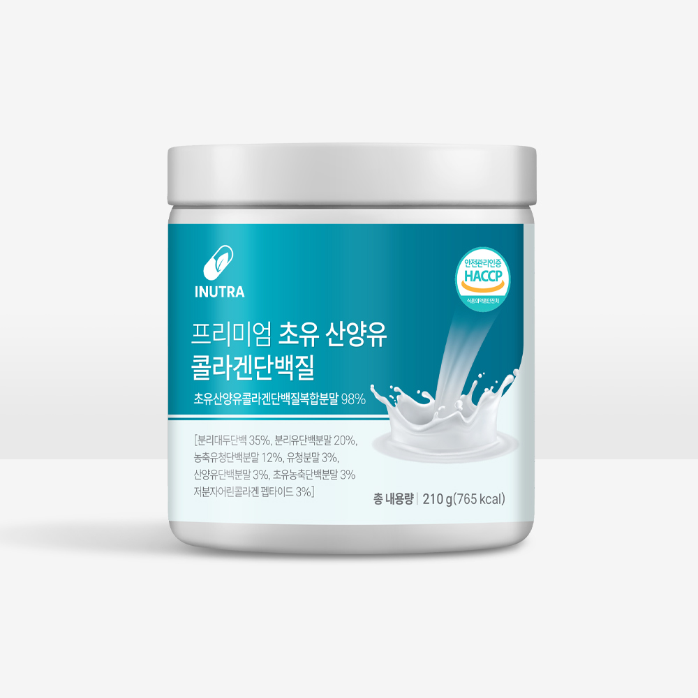 프리미엄 초유 산양유 콜라겐단백질 210g - 상품 이미지