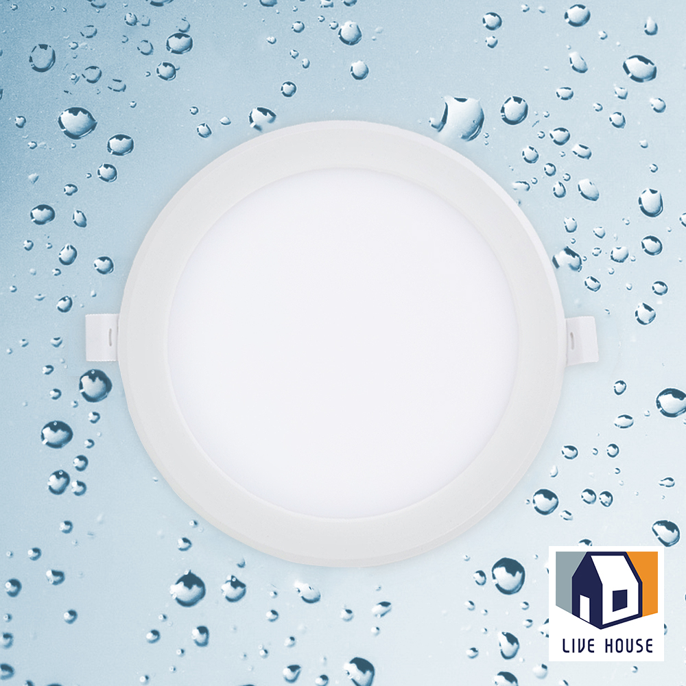 LED 원형 방습등 화장실 욕실등 조명 리브 커버 15w(6인치)