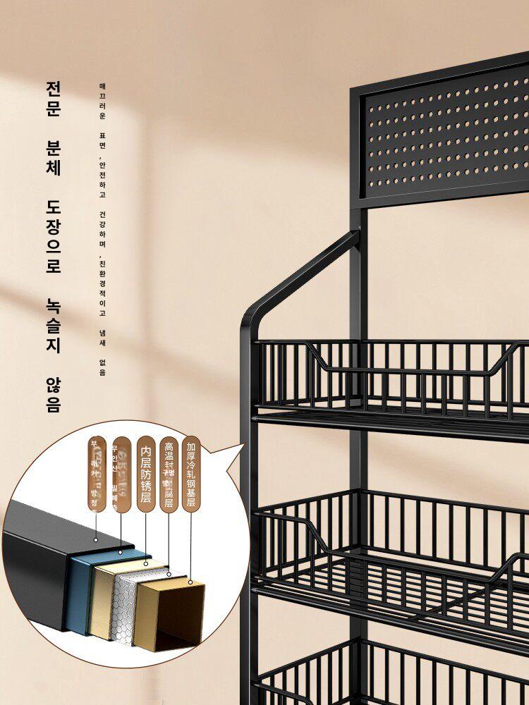 과자 진열대 편의점 매장 조립식 매대 간식 철제 철제선반 스탠드 약국 빵 제품 - 상세 이미지 4