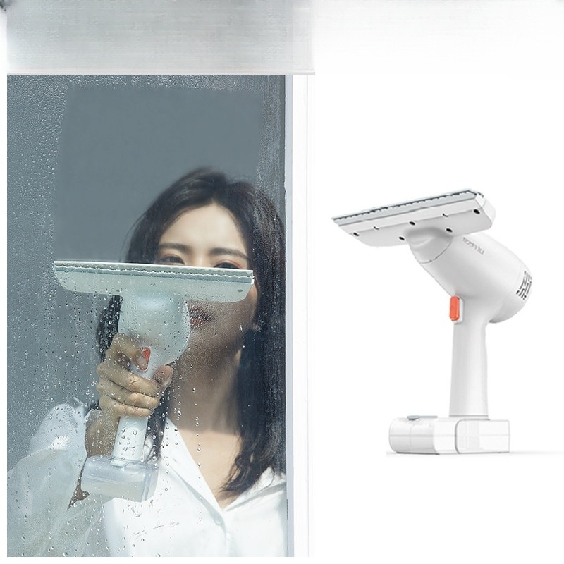 창문 핸디 청소기 전동 무선 강력 흡입 유리 거울 욕실 물기제거 스키지 브러쉬 표준 모델 - 상품 이미지