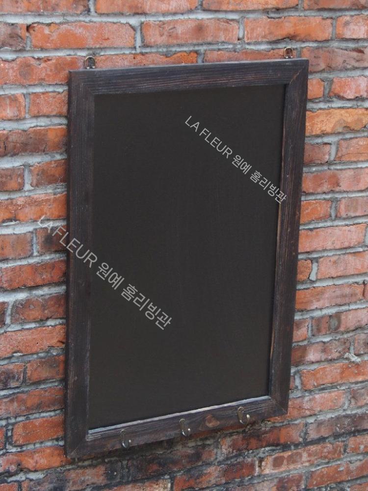 칠판보드 메뉴 손글씨 원목 블랙보드 손글씨메뉴판 갈색 매장 현관 홍보 - 상세 이미지 3