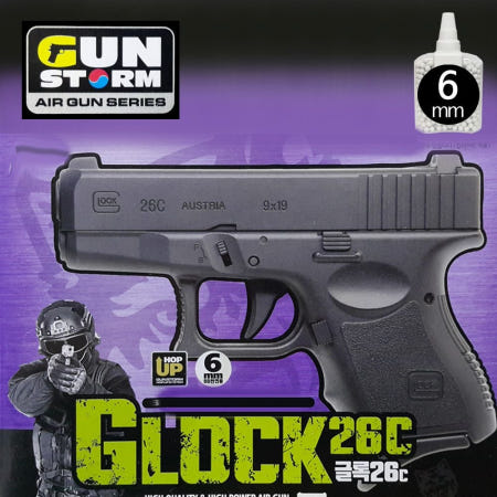 성심샵 건스톰 GLOCK 26C BB탄 에어건 권총 비비탄.장난감 장난감권총