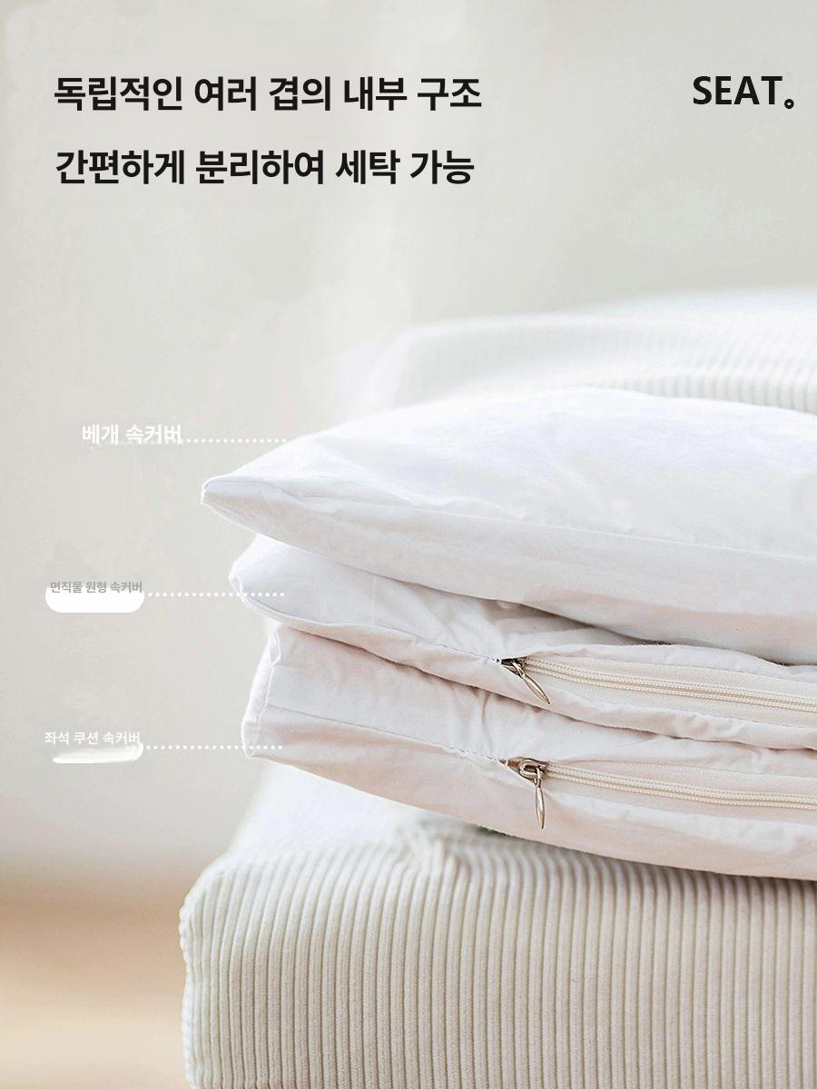 소파베드 폴딩침대 매트 1인가구 원룸 거실 자취방 쇼파 - 상세 이미지 2
