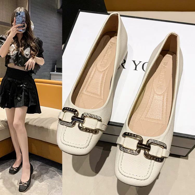 여성 수제화 면접 정장 웨딩 펌프스 슈즈 빅사이즈 편안한 기능성 발볼넓은 캐쥬얼 구두 신발 - 상세 이미지 2