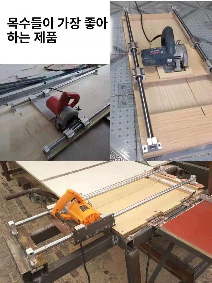 알루미늄 레일 브래킷 경량 부품 광축 슬라이드 목공 산업용 톱 클램프 합금 프로파일 부속 - 상세 이미지 4