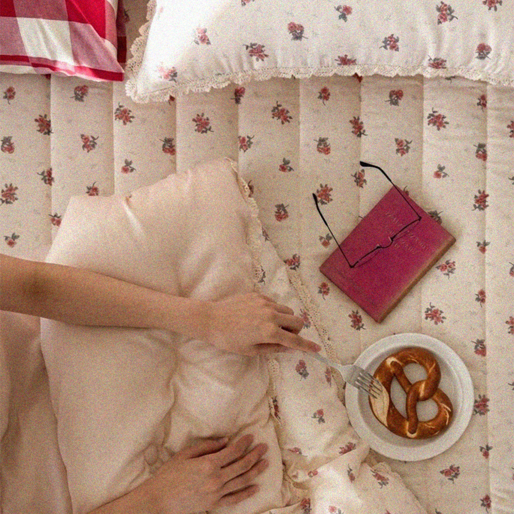 프리미엄 로즈베일리 쁘띠토숀 모달 차렵이불 3종 풀세트 10%