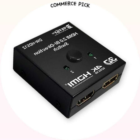 HDMI 2.0 셀렉터 OF 양방향 4K 60Hz 선택기 DW HDS12 전환기 커머스픽301