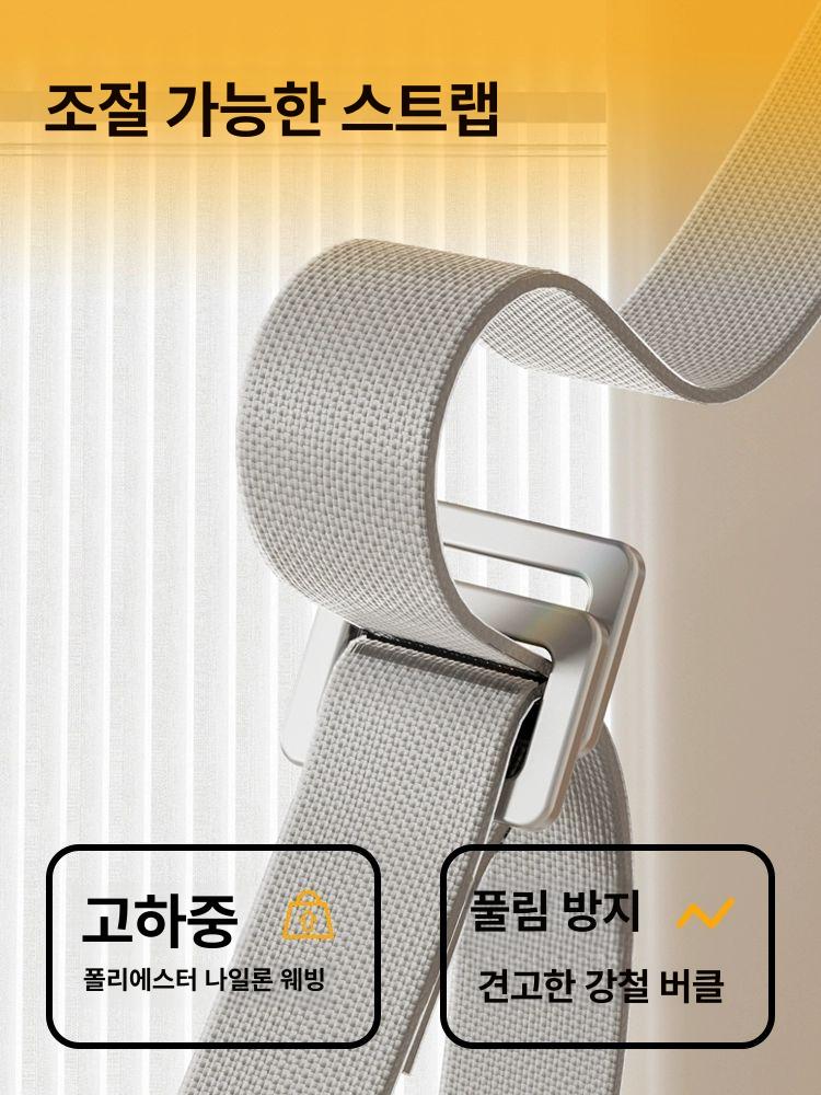 짐링 체조링 철봉 운동기구 풀업 턱걸이 홈트 맨몸운동 성인용 체조 1쌍 가능한 스트랩 250kg - 상세 이미지 4