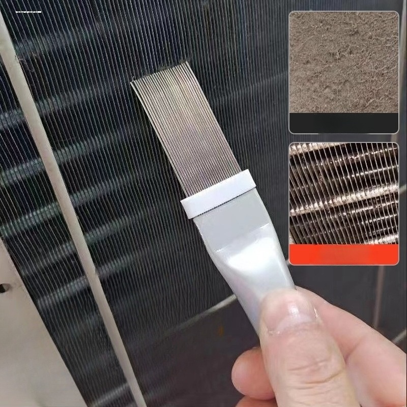 에어컨 범용 도구 실외기 증발기 콘덴서 핀 손상 방지 청소 교정 유지보수 견고한 플라스틱 - 상세 이미지 3
