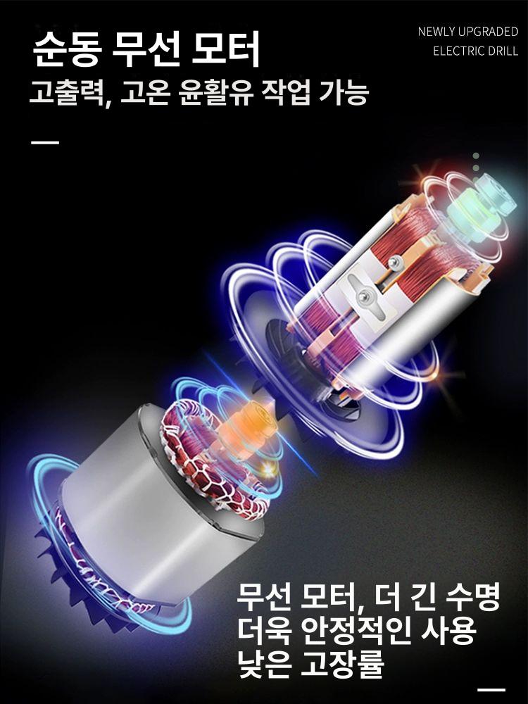 전기 구리스 펌프 주입기 배럴 무선 산업용 급유 윤활 24V 통형 + 10m - 상세 이미지 4