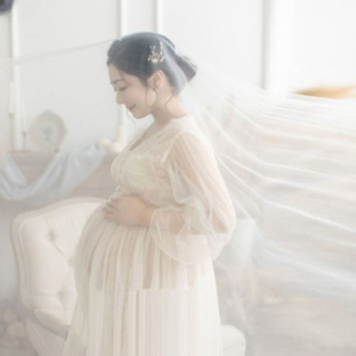 만삭사진 옷 셀프 만삭촬영 원피스 임산부 드레스 의상 화보 예쁜 컨셉 - 상품 이미지
