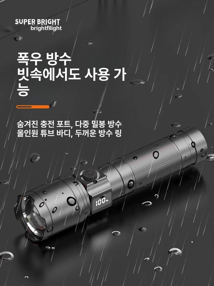 접이식 양동이 낚시용 물통 버킷 야외용 가정용 캠핑용 LCD 줌 3500m 고급 - 상세 이미지 5