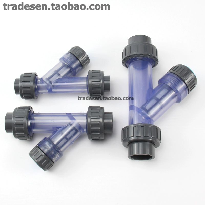PVC 스트레이너 와이형 수도관 밸브 스트레나 투명 DN32 40mm - 상세 이미지 5