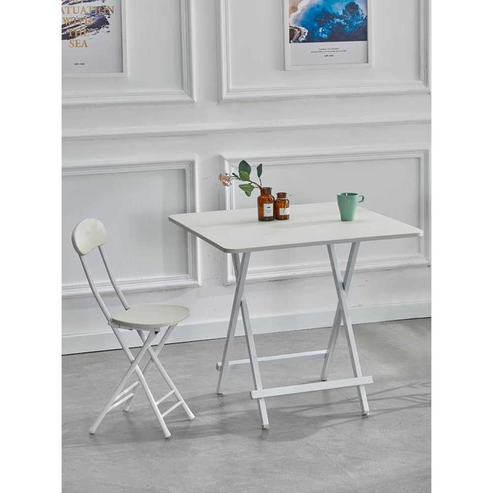 접이식 탁자 가정용 발코니 주방 용 사각형 식탁 테이블 70x70 - 상세 이미지 3