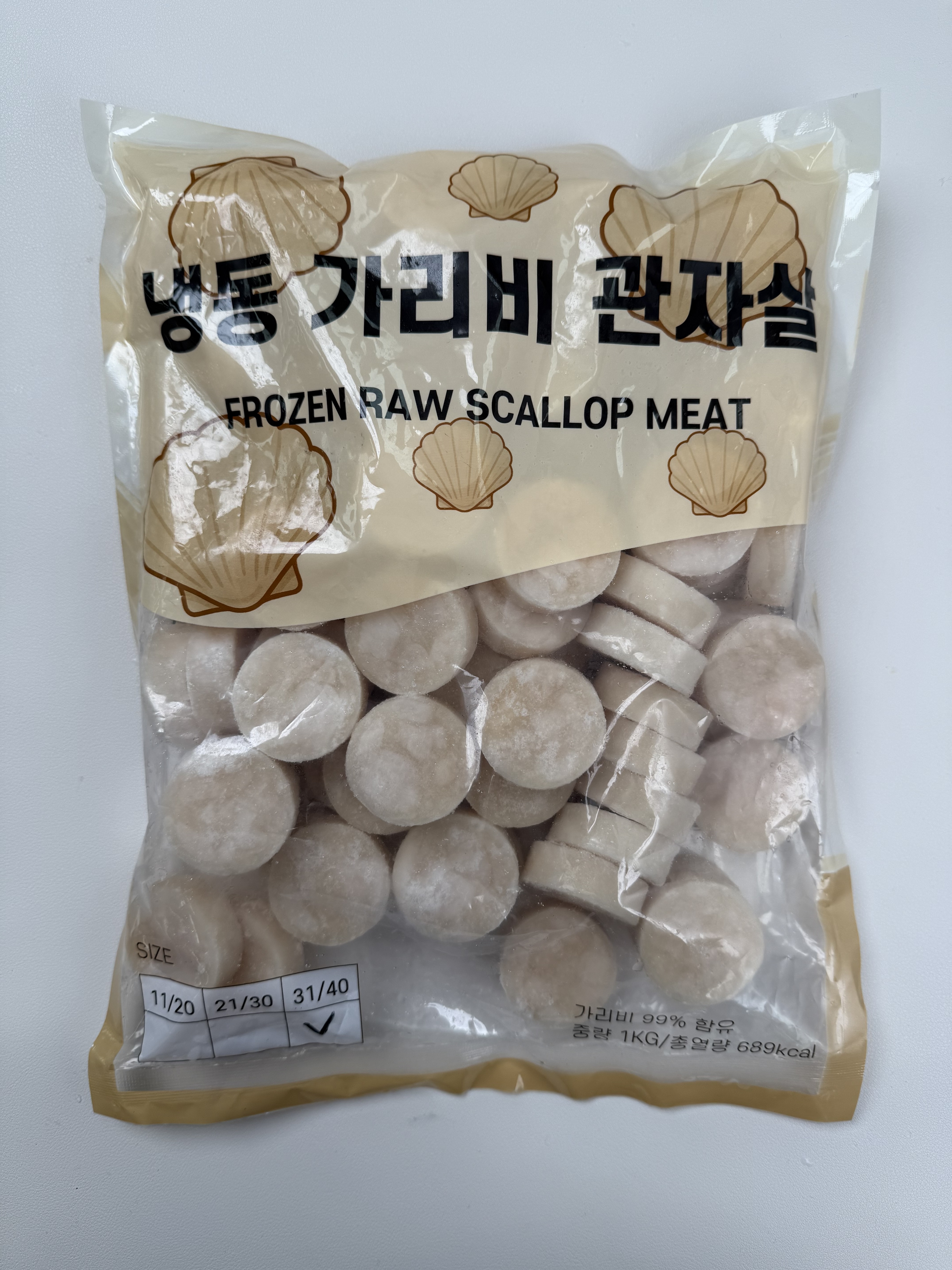 신선마켓 냉동 관자 가리비원형 해물 3kg, 1개 - 상세 이미지 3