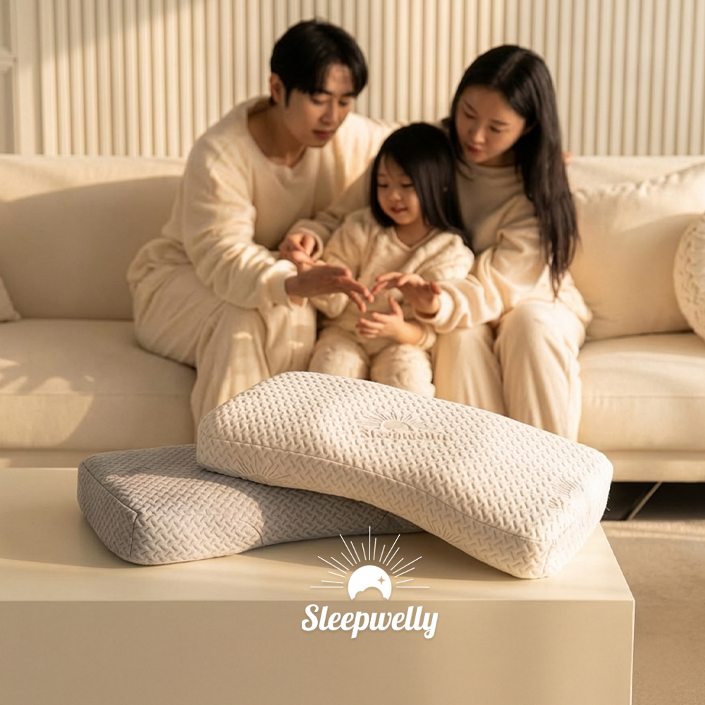 슬립웰리 더블랙 경추베개 목디스크 거북목 일자목 목주름 옆으로자는 깊은잠 라텍스 베개