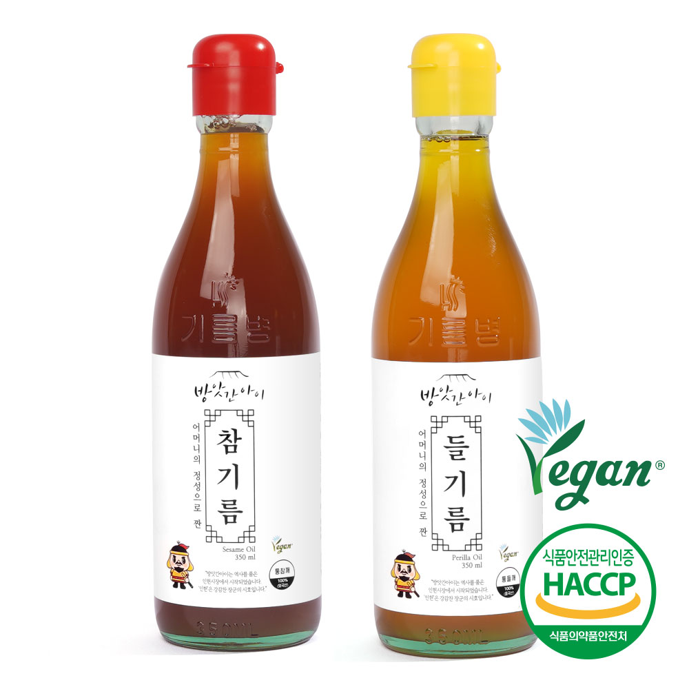 방앗간아이 고소한 100%통참깨 비건참기름 350ml, 1개 - 상세 이미지 4
