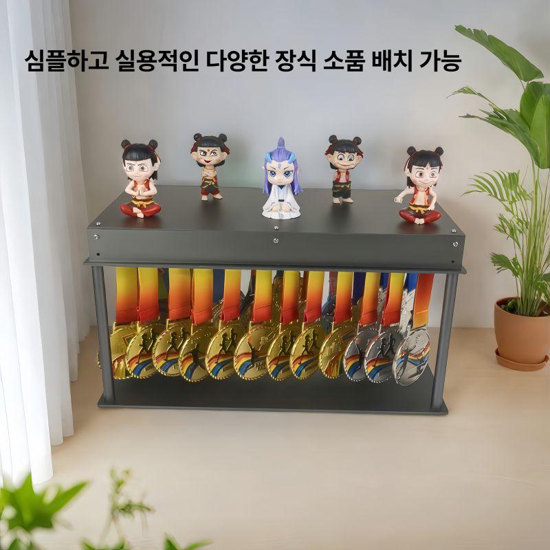 메달걸이 보관 케이스 정리 진열대 디스플레이 뱃지 정사각형 - 상세 이미지 4