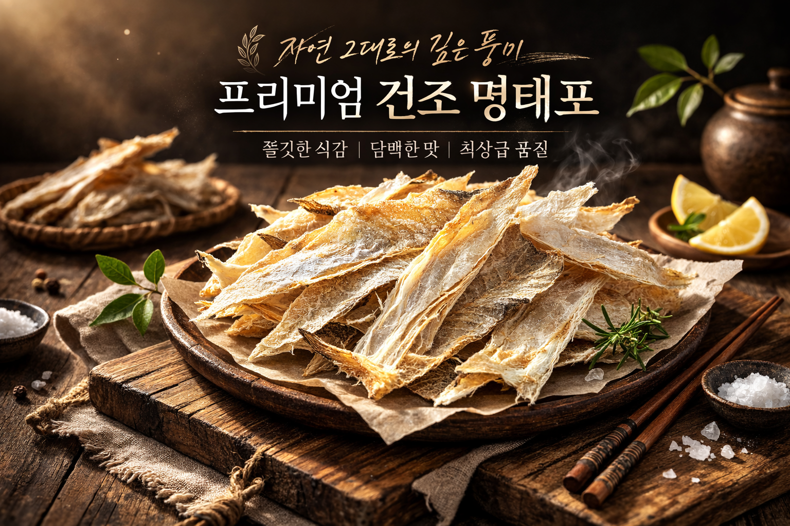(엄마멸치) 강원도 대관령에서 자연건조한 깊은 맛의 황태껍질 북어껍질 600g, 1개 - 상세 이미지 4