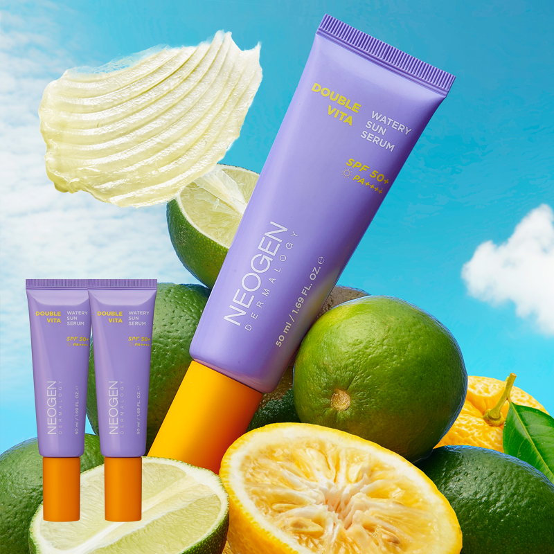 네오젠 더블 비타 워터리 선세럼 50ml SPF50+/PA++++ - 상품 이미지