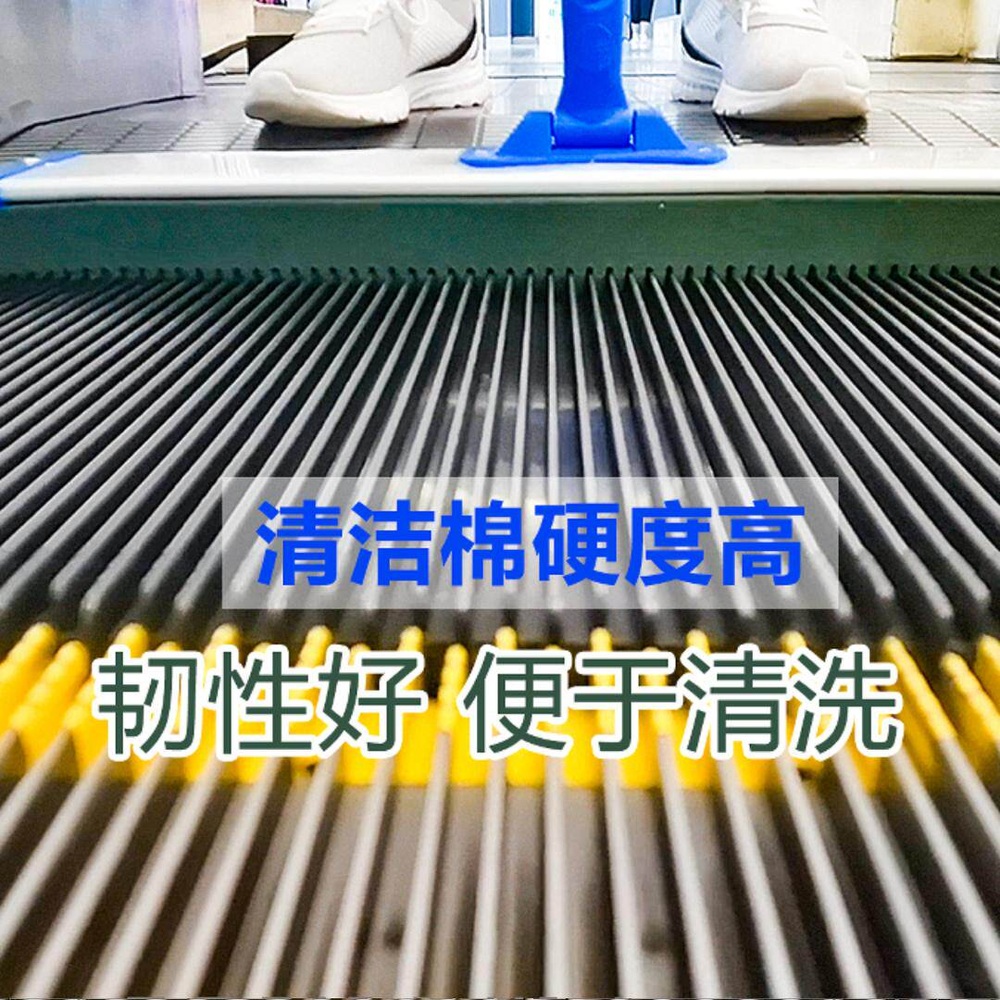에스컬레이터 밀대 V자 청소 무빙워크 틈새 솔 브러시 장착형 건물 관리용 바닥밀개 - 상세 이미지 4