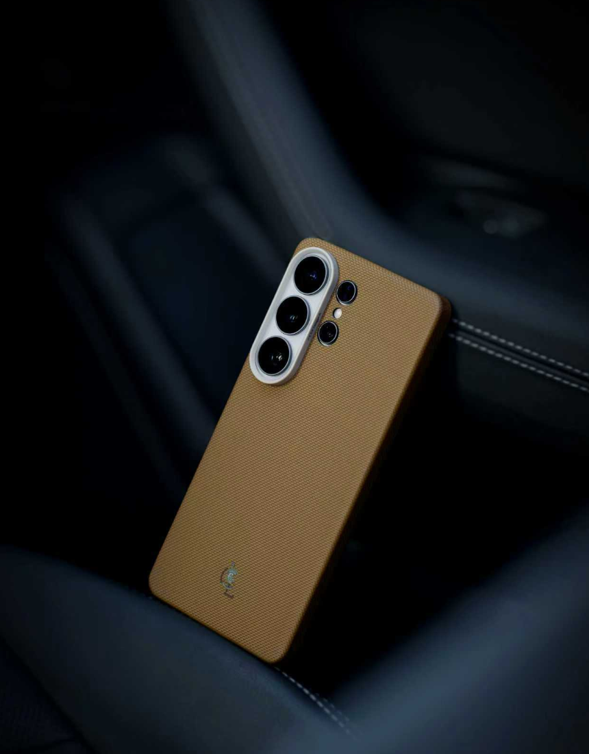 LLC 갤럭시 555D 자일론 한정판 럭셔리 초슬림 케이스 도요보 골드, 갤럭시S26 울트라 - 상세 이미지 5