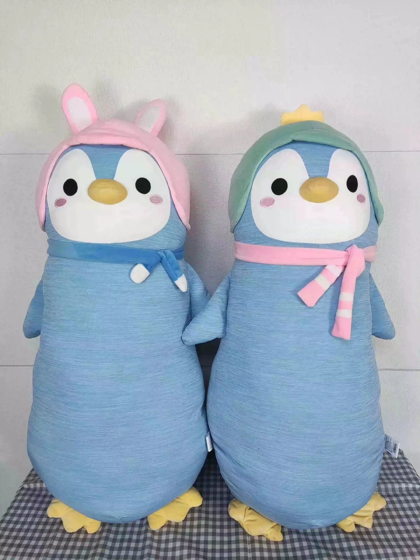 인형 펭귄 시원한 쿨감 롱 성인 안고 자는 쿠션 애착 펭귄 100cm - 상품 이미지