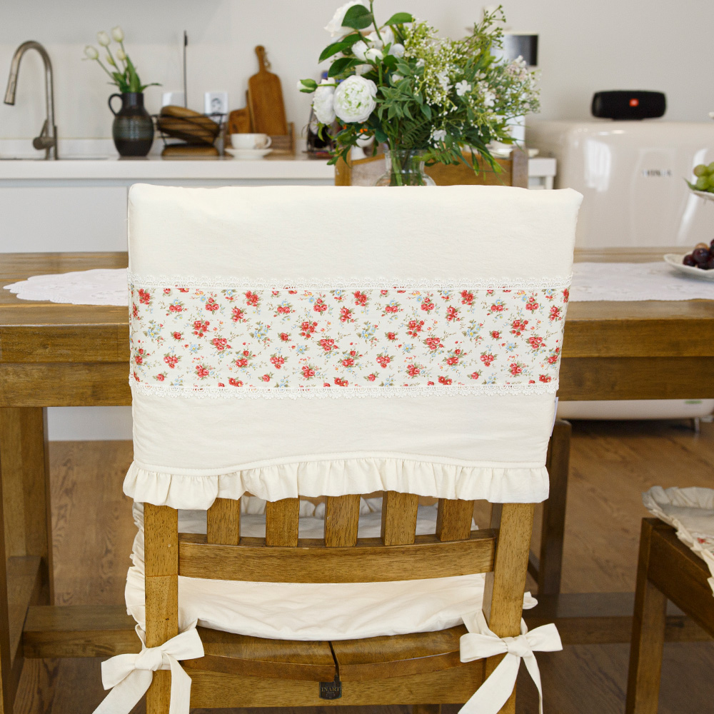 식탁 의자 등커버, 맞춤제작 등받이 리폼 천갈이 덮개 M(45x30cm), 뜨왈 블루