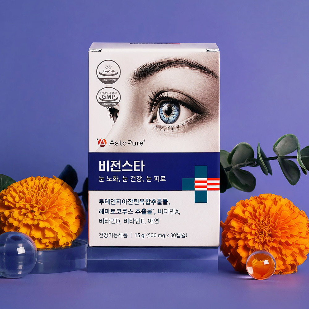 비전스타 루테인 지아잔틴 아스타잔틴 눈영양제 30캡슐, 3개 이미지 2