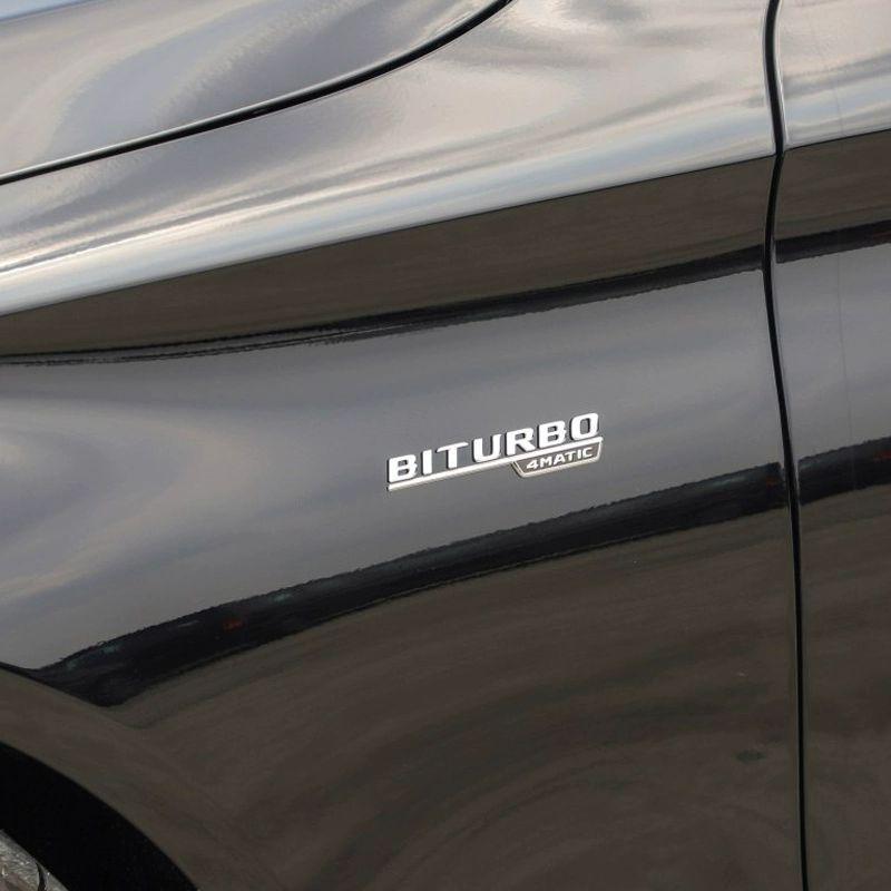 벤츠 C/E/클래스 AMG 엠블럼 E43 블랙 로고 C43 C63 S65 E63 사이드 - 상세 이미지 3