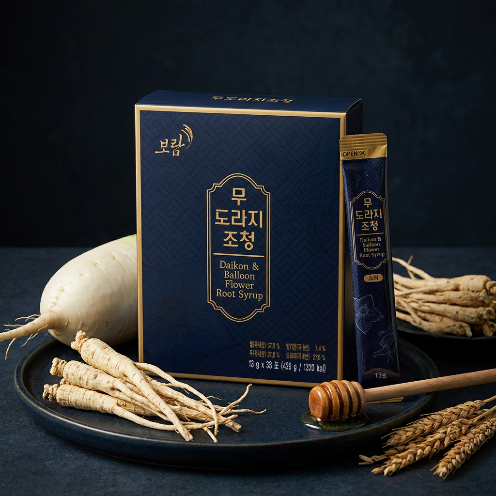 영월조청 영월전통 수제 무 도라지 조청 무청 스틱 / 기관지 목 칼칼할때 - 상품 이미지