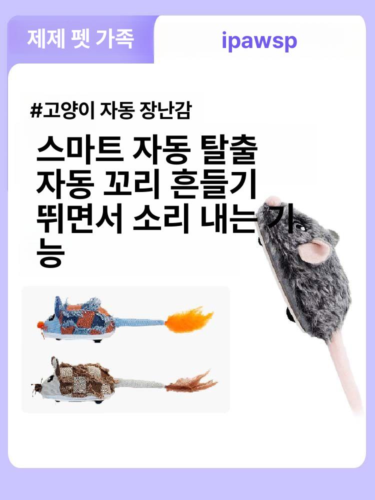 고양이움직이는장난감 자동 날아다니는 체크카멜 - 상세 이미지 2