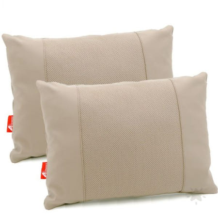 자동차 운전석 등받이 지지 쿠션 인조가죽 메쉬 통풍 소재 허리 받침대 장시간