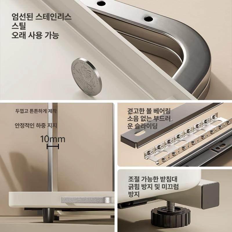 모듈 선반 다용도 수납장 책꽂이 소형 밥솥거치대 홈카페 컴팩트 정리 - 상세 이미지 3