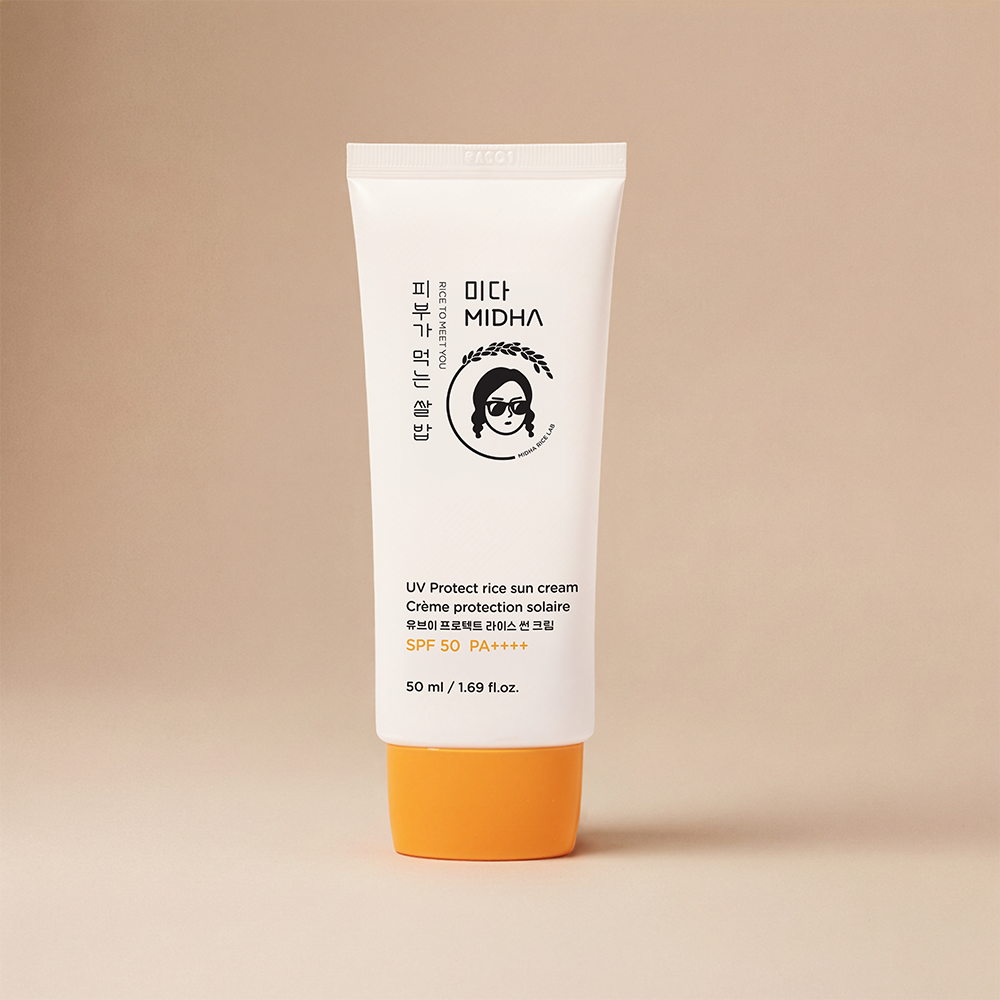 미다 UV 프로텍트 라이스 선크림 SPF50+ PA++++ 50ml 제품 이미지