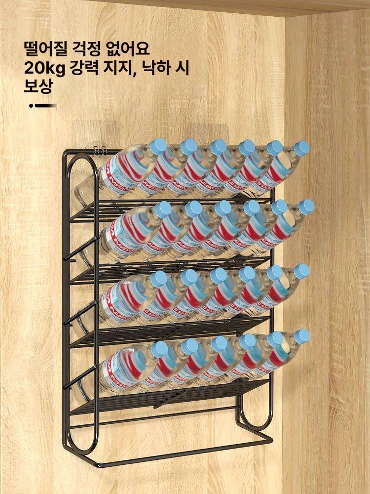 벽걸이정리함 속옷 수건 수납함 양말 보관함 블랙 18칸 양말+속옷 수납 - 상세 이미지 4