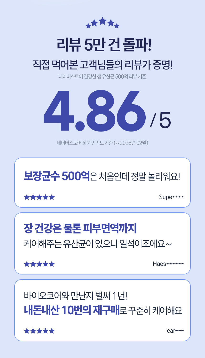 CJ 바이오코어 500억 보장 부자 화사 유산균 상온보관 프로바이오틱스 90캡슐, 6개 판매처 상세 정보 이미지 2